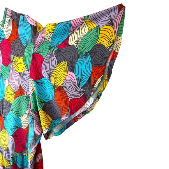 PARSELY & SAGE Flutter Leaves Dress Mulit-color Size XL = 18–20 - Picture 8 of 16